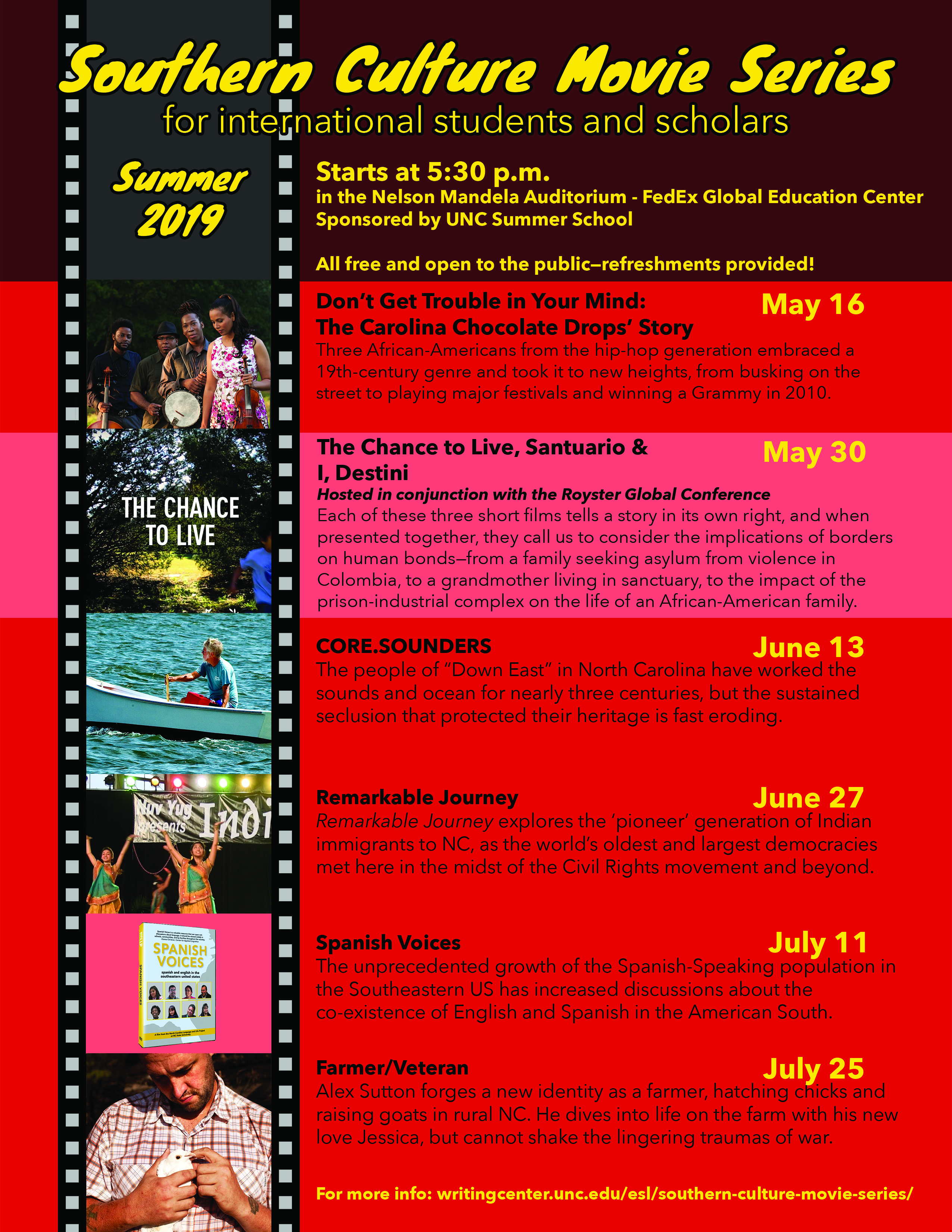 Southern Culture Movie Series The Writing Center University Of North Carolina At Chapel Hill