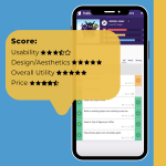 Scoring of the Habitica App. The author gave a 3.5/5 for usability, 5/5 for design, 5/5 for overall utility, and a 4.5/5 for price. 