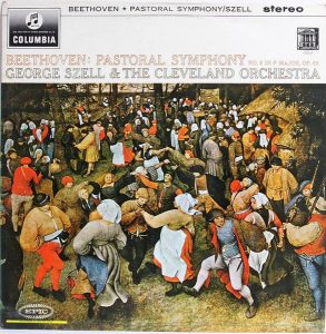 the album cover of George Szell & The Cleveland Orchestra's rendition of the Pastoral Symphony